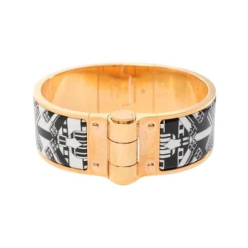 Pre-owned Metal bracelets Hermès Vintage , Black , Dames