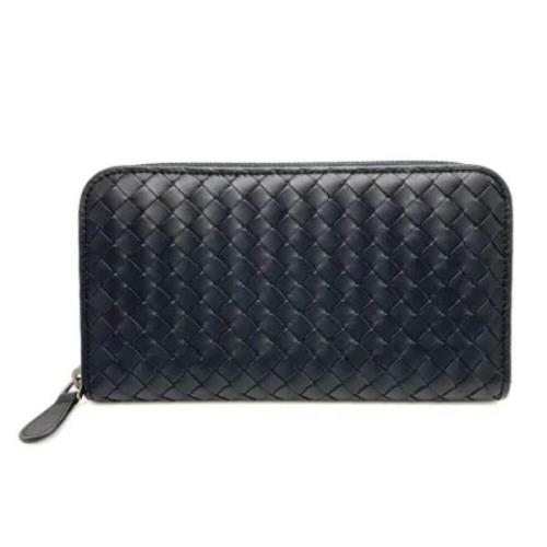 Pre-owned Leather wallets Bottega Veneta Vintage , Black , Dames