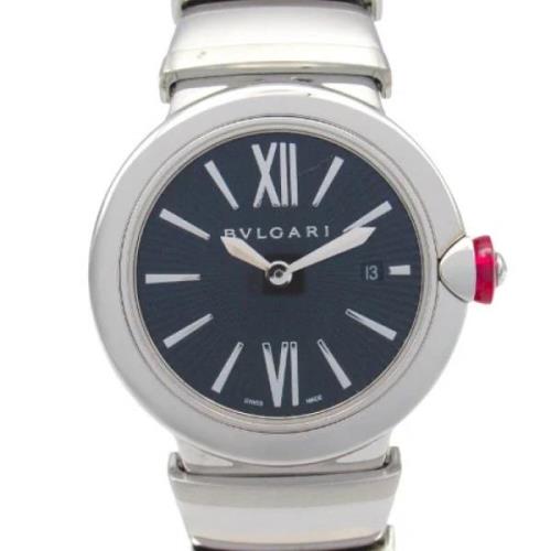 Pre-owned Fabric watches Bvlgari Vintage , Black , Dames