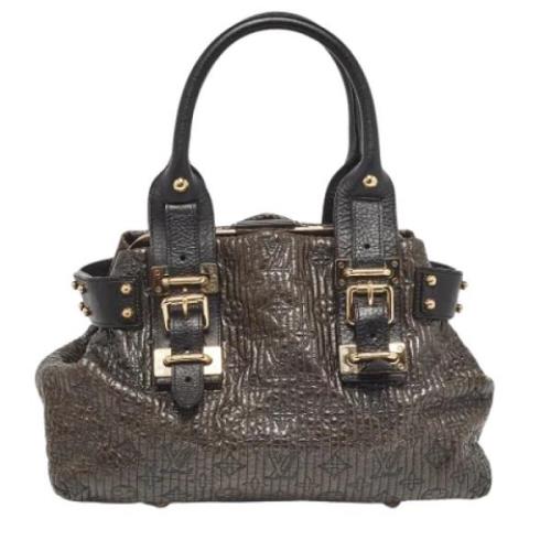 Pre-owned Leather louis-vuitton-bags Louis Vuitton Vintage , Black , D...