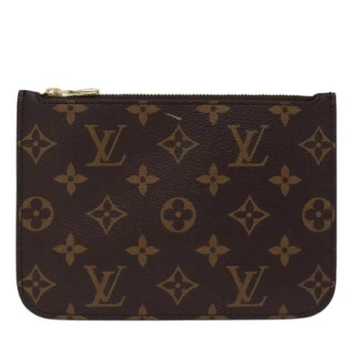 Pre-owned Canvas clutches Louis Vuitton Vintage , Brown , Dames