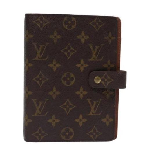 Pre-owned Canvas wallets Louis Vuitton Vintage , Brown , Dames