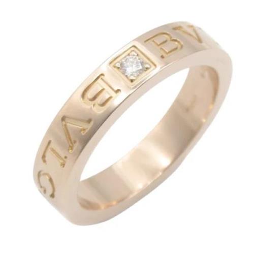 Pre-owned Rose Gold rings Bvlgari Vintage , Yellow , Dames