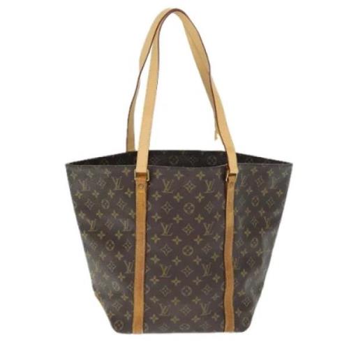 Pre-owned Canvas totes Louis Vuitton Vintage , Brown , Dames