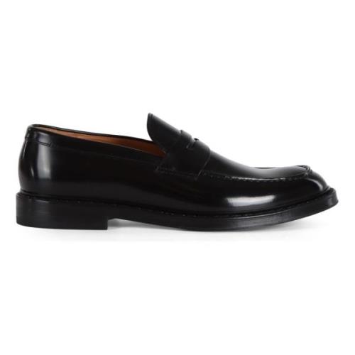 Leren Loafers Doucal's , Black , Heren