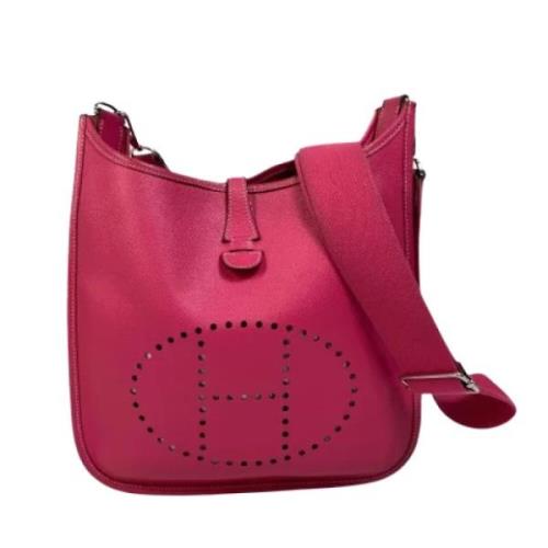 Pre-owned Leather shoulder-bags Hermès Vintage , Pink , Dames