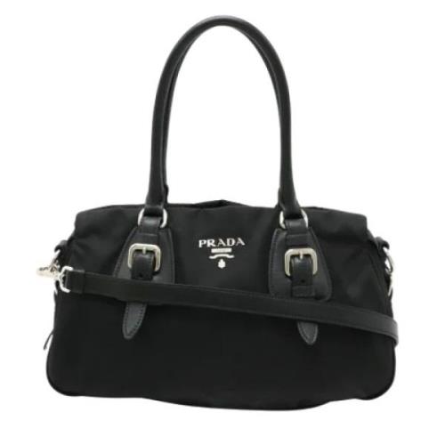 Pre-owned Nylon prada-bags Prada Vintage , Black , Dames