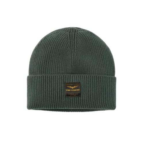 Basis Katoenblend Beanie PME Legend , Green , Unisex