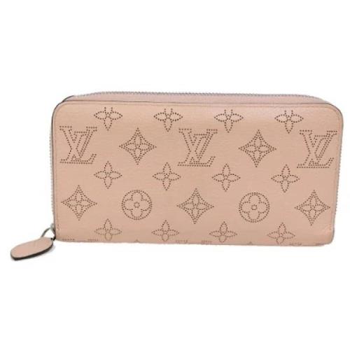 Pre-owned Leather wallets Louis Vuitton Vintage , Pink , Dames