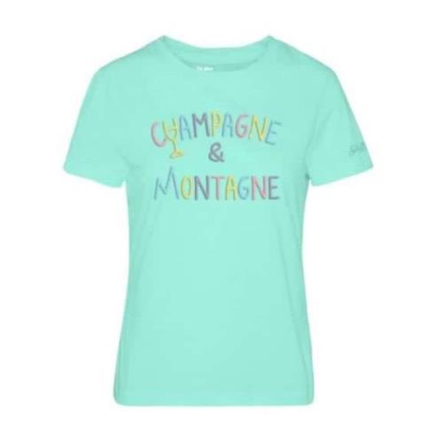 Korte mouw T-shirt Champagne & Berg diverse kleuren MC2 Saint Barth , ...