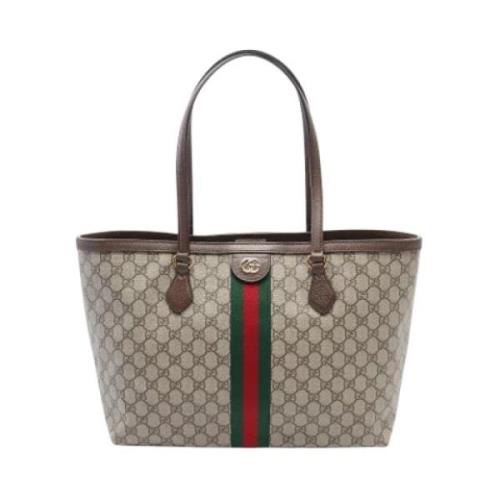 Pre-owned Leather gucci-bags Gucci Vintage , Beige , Dames