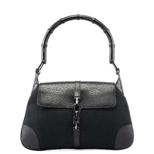 Pre-owned Canvas handbags Gucci Vintage , Black , Dames