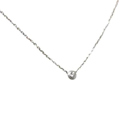 Pre-owned White Gold necklaces Cartier Vintage , Gray , Dames