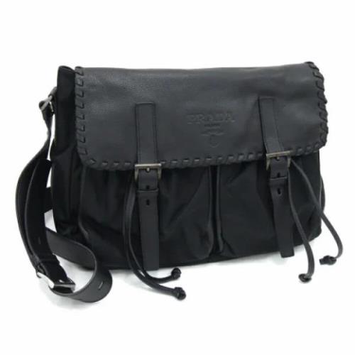 Pre-owned Nylon prada-bags Prada Vintage , Black , Dames