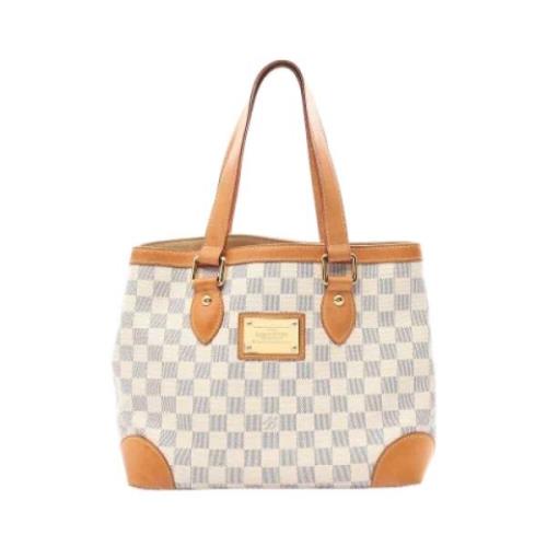 Pre-owned Leather louis-vuitton-bags Louis Vuitton Vintage , White , D...