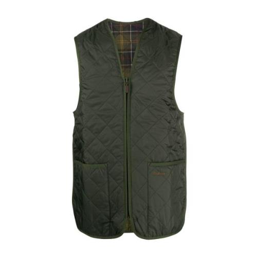 Klassieke Olijfkleurige Gilet voor Heren Barbour , Green , Heren