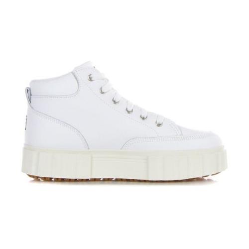 Witte High-Top Vetersneaker Fila , White , Dames