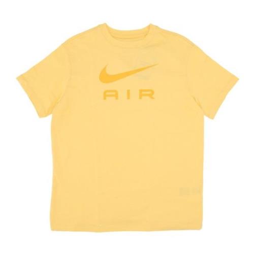 Air Tee Topaz Goud/Wit T-Shirt Nike , Yellow , Dames