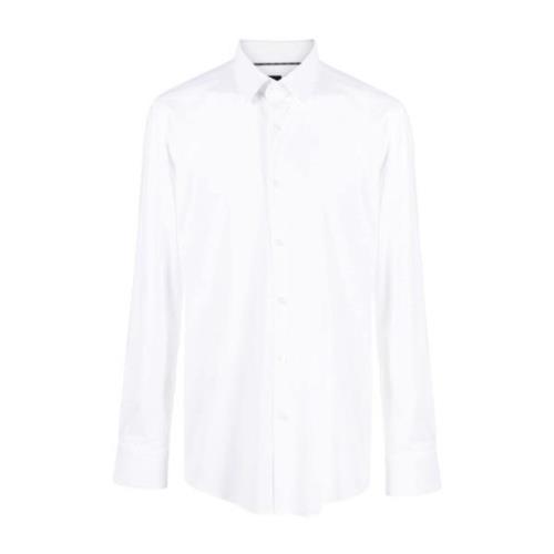 Witte Casual Overhemden voor Mannen Hugo Boss , White , Heren