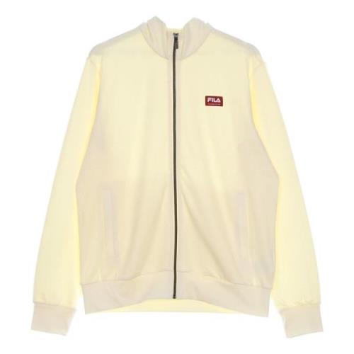 Hoge Hals Rits Sweatshirt Lichtgewicht Jas Fila , Beige , Heren