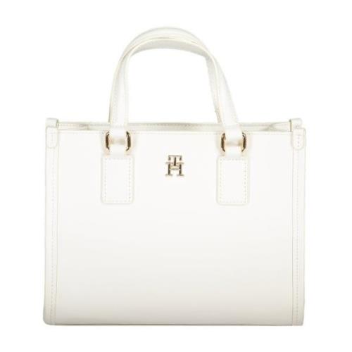 Witte Dames Tas met Verstelbare Band Tommy Hilfiger , White , Dames