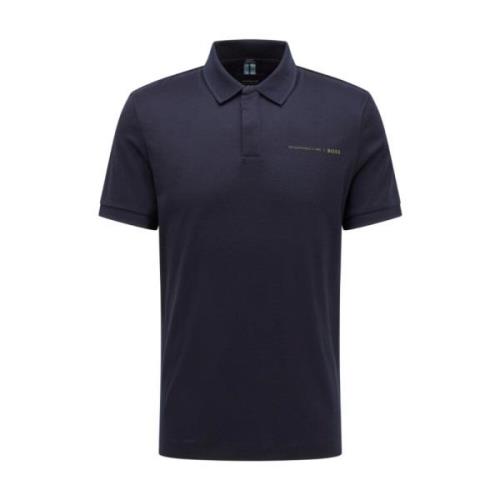 Porsche Marino Polo Shirt Hugo Boss , Blue , Heren