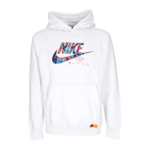 Sportkleding Hoodie Sweatshirt met lange mouwen Nike , White , Heren