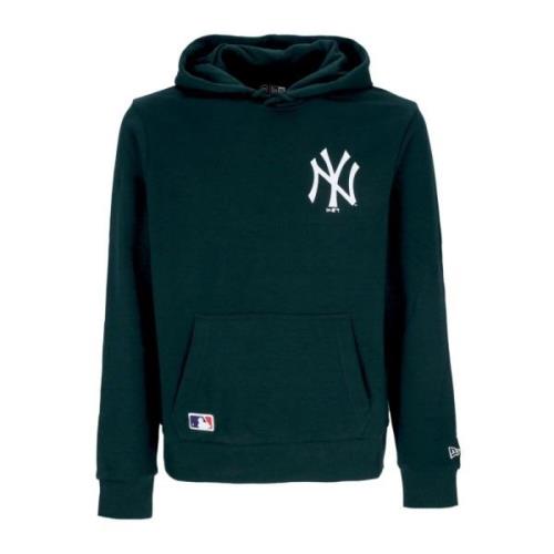 MLB Essentials Donkergroene Hoodie New Era , Green , Heren