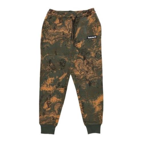 Lente Rock Print Sweatpants Timberland , Green , Heren