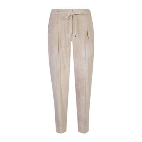 Beige Broek Aw24 Damesmode Peserico , Beige , Dames