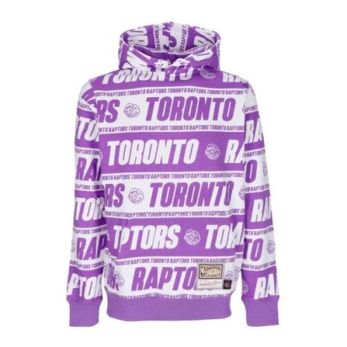 Toronto Raptors Hoodie Hardwood Classics Paars Mitchell & Ness , Purpl...