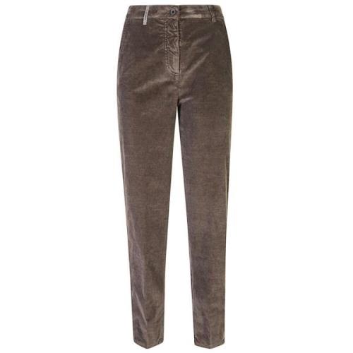 Bruine broek voor vrouwen Aw24 Peserico , Brown , Dames