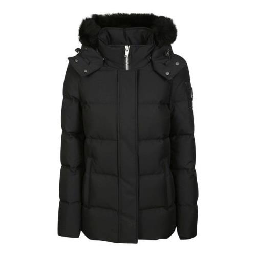 W Cloud 3Q SH - Lichtgewicht donsjas Moose Knuckles , Black , Dames