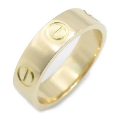 Pre-owned Metal rings Cartier Vintage , Yellow , Dames