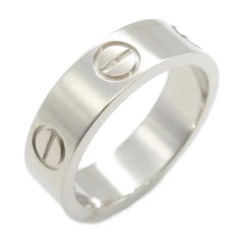 Pre-owned White Gold rings Cartier Vintage , Gray , Dames