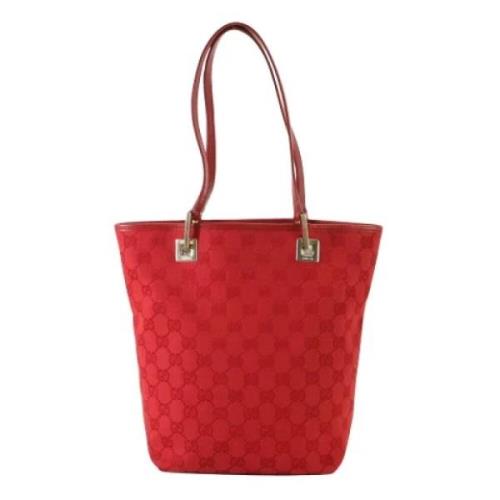 Pre-owned Canvas gucci-bags Gucci Vintage , Red , Dames