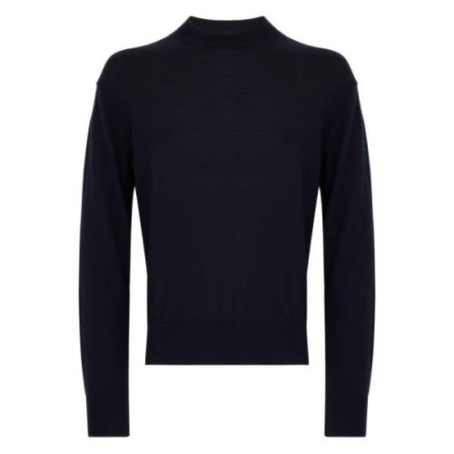 Blauwe Sweater Collectie Laneus , Blue , Heren