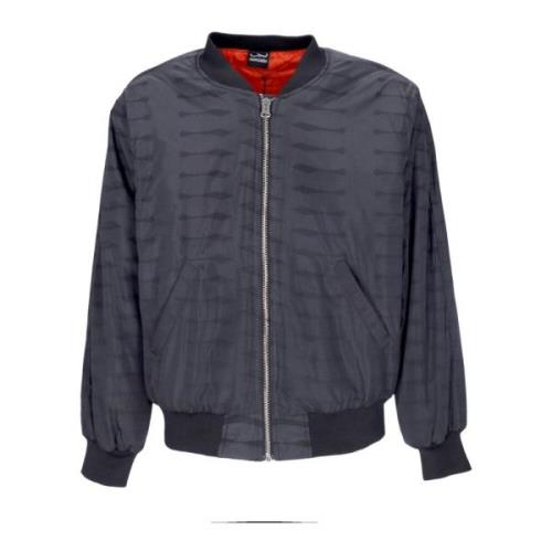 Grijze Bomberjack met Geribbelde Details Propaganda , Gray , Heren