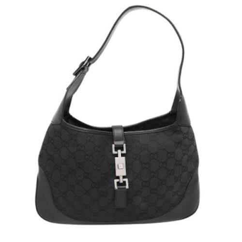 Pre-owned Canvas handbags Gucci Vintage , Black , Dames