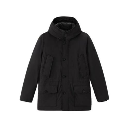 Arctische Stretch Dons Parka Woolrich , Black , Heren