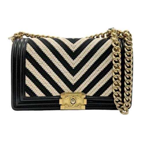 Pre-owned Fabric chanel-bags Chanel Vintage , Black , Dames