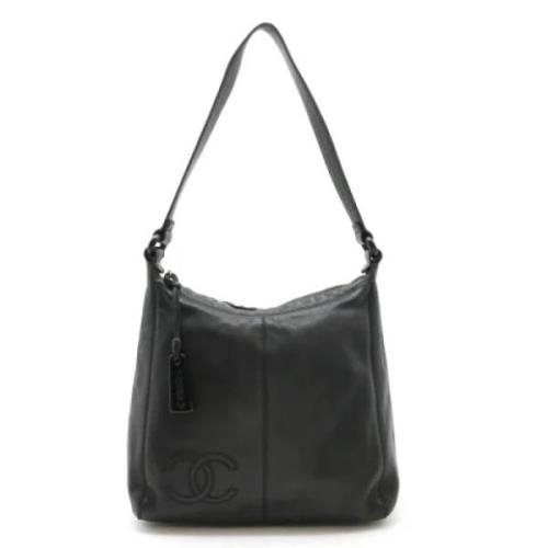 Pre-owned Leather chanel-bags Chanel Vintage , Black , Dames