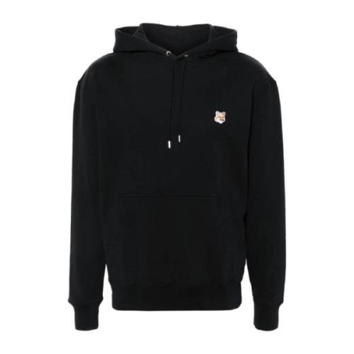 Stijlvolle Sweatshirt voor Mannen Maison Kitsuné , Black , Heren