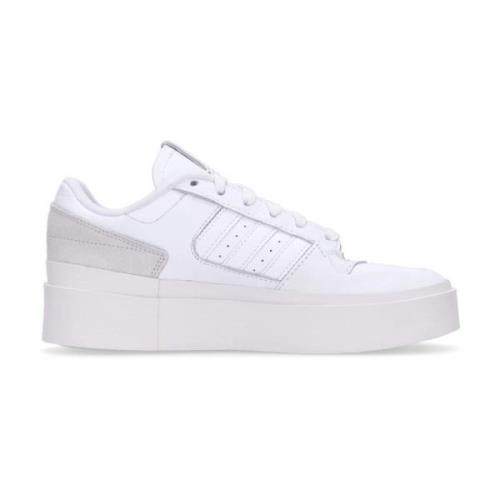 Witte Lage Sneaker met Geheugenschuim Adidas , White , Dames