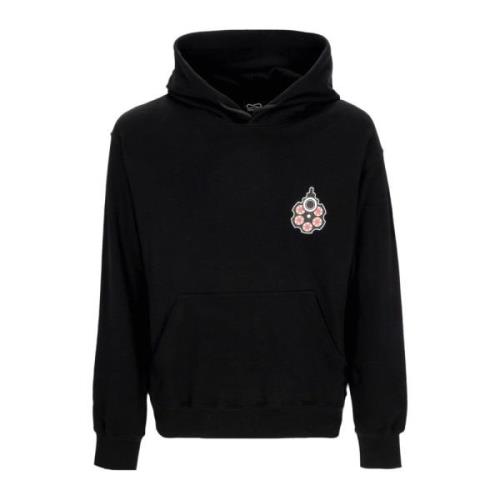 Zwarte Lichtgewicht Hoodie met Roulette Print Propaganda , Black , Her...