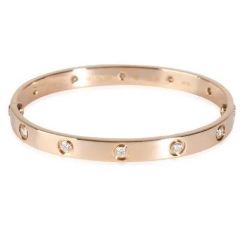 Pre-owned Rose Gold bracelets Cartier Vintage , Gray , Dames