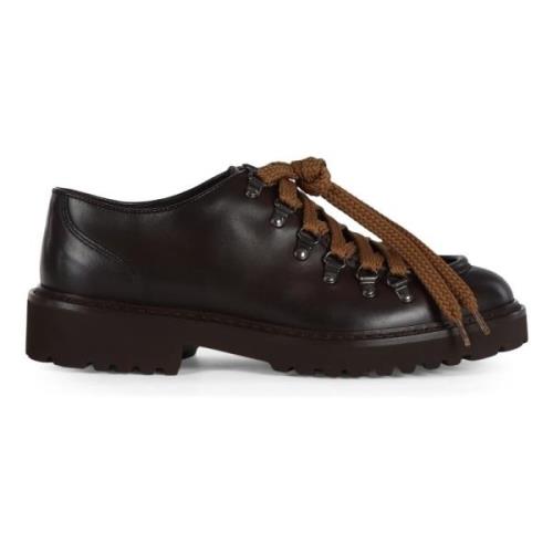 Leren Veterschoenen Doucal's , Brown , Heren