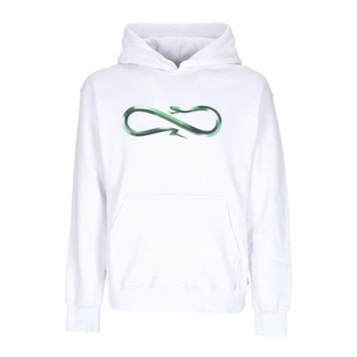 Logo Steel White Hoodie Lange Mouw Propaganda , White , Heren