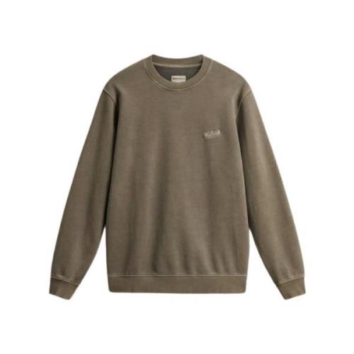 Groensteen Crewneck Sweater Woolrich , Green , Heren