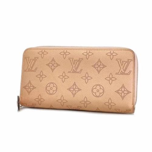 Pre-owned Leather wallets Louis Vuitton Vintage , Pink , Dames